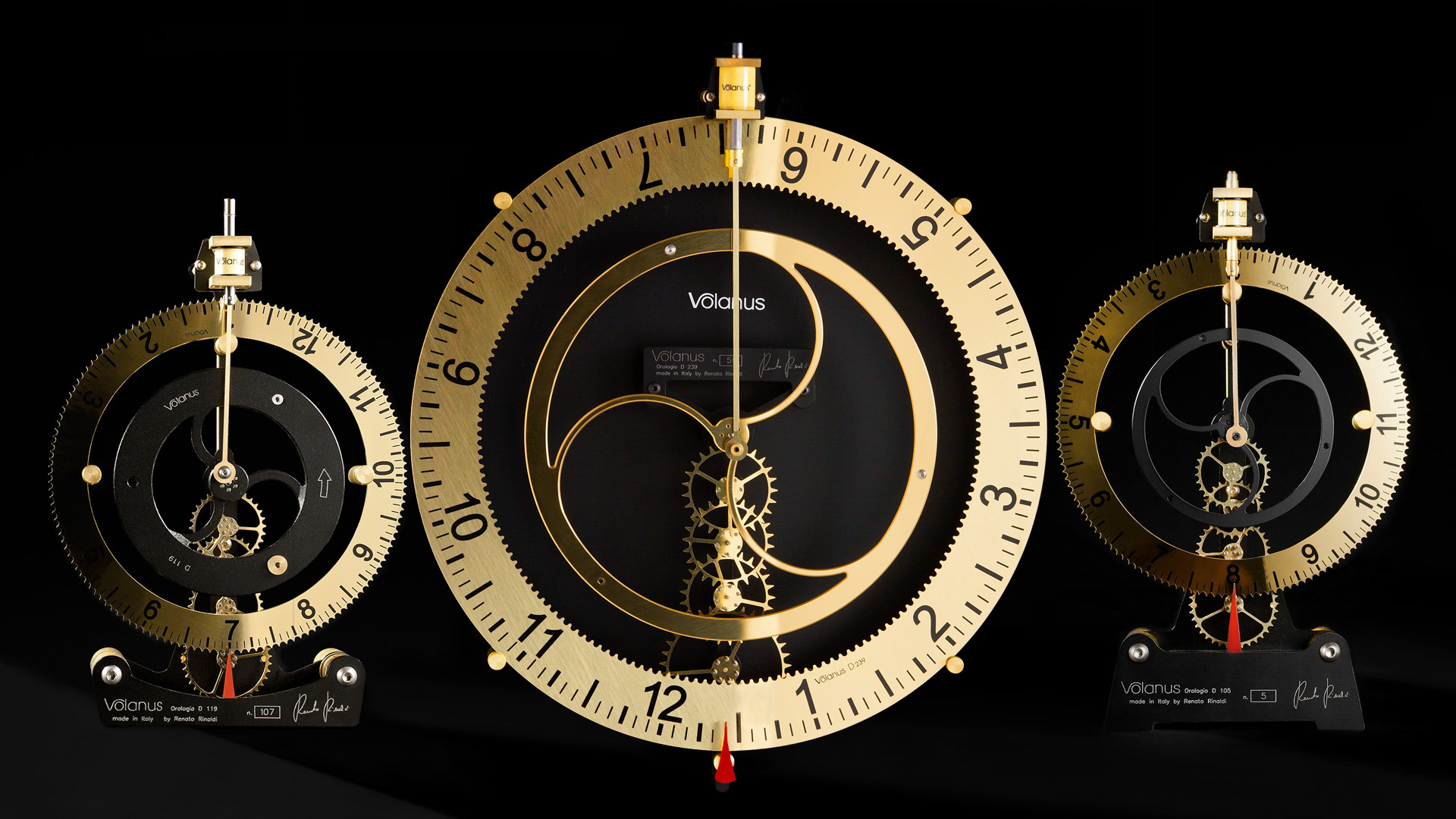 Volanus Luxury Clocks the 3 Models